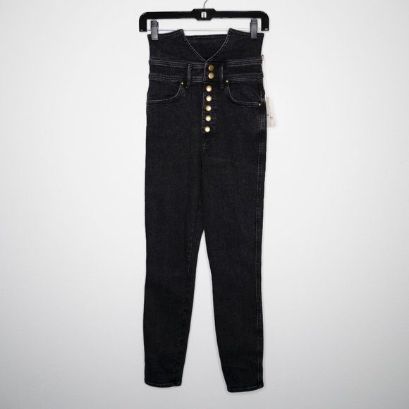 Mother The Swooner Exposed Snap Ankle Skinny I34 - Picture 3 of 13